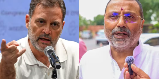 'अगर कोई जिन्ना का असली वारिस है, तो वह है...': निशिकांत दुबे ने राहुल गांधी पर तीखा हमला किया।